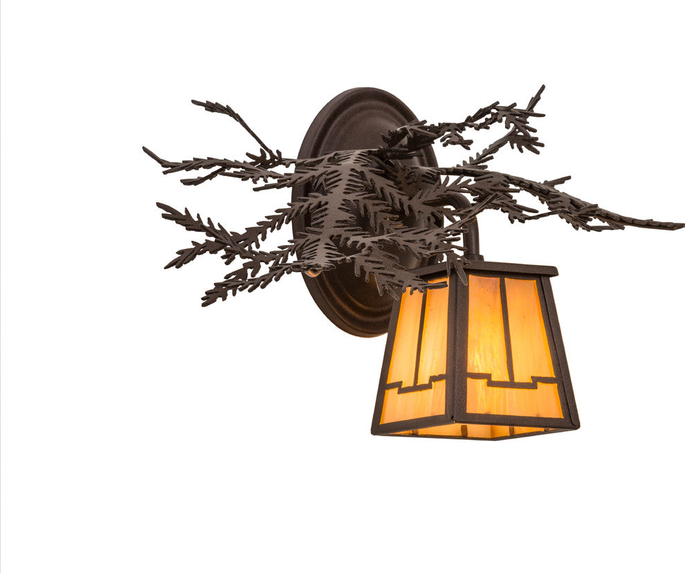 16W Pine Branch Valley View Left Wall Sconce