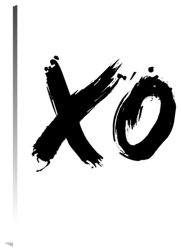 "XO Poster White" Fine Art Print