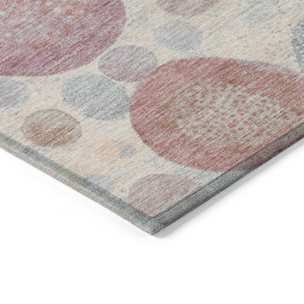 Machine Washable Indoor/Outdoor Chantille ACN1896 Peach 2'6" x 3'10" Rug