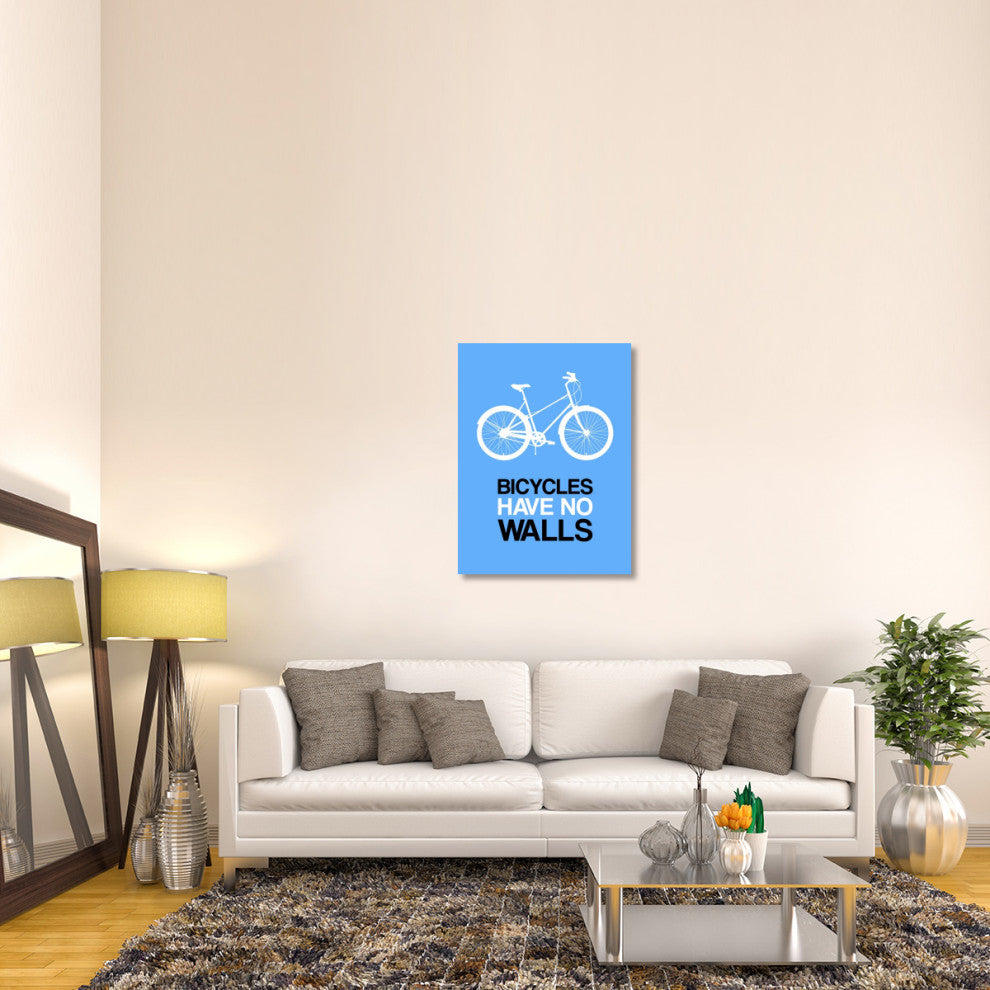 "Bicycles Have No Walls Poster 2" Fine Art Print