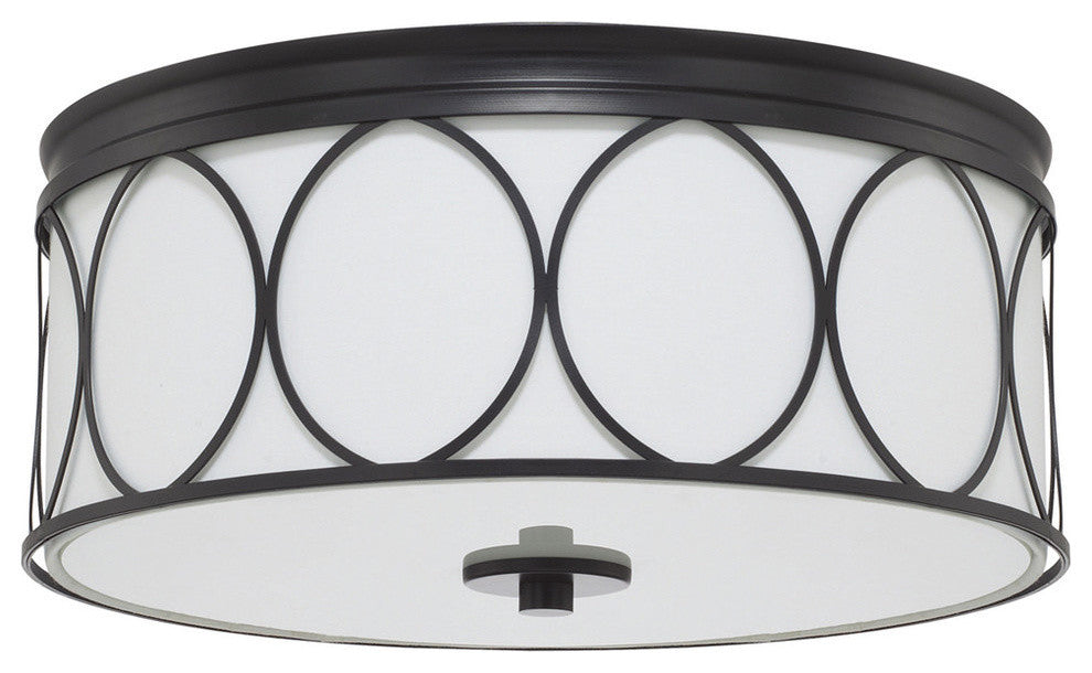 Rylann 3 Light Flush and Semi-Flush, Matte Black