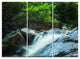 "Water Slide Over the Moss" Metal Wall Art, 3 Panels, 36"x28"