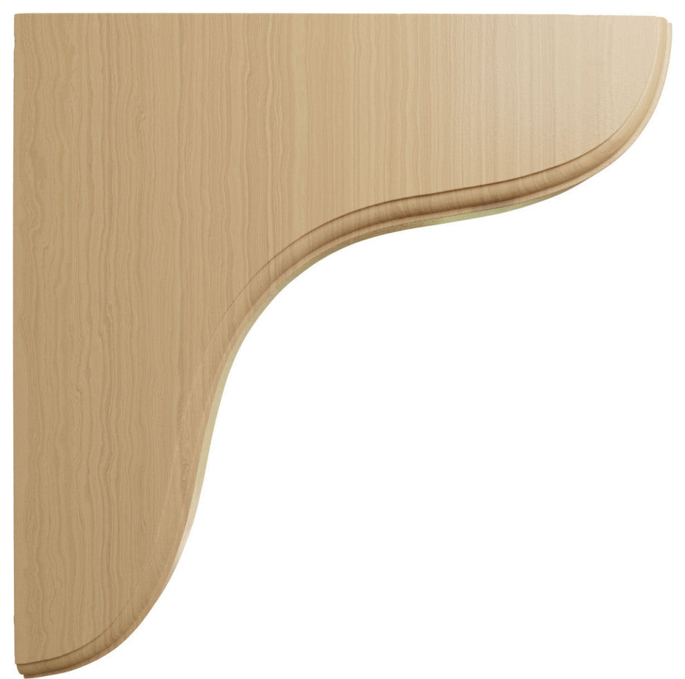 1 3/4"W x 10 1/2"D x 10 1/2"H Eaton Wood Bracket, Cherry