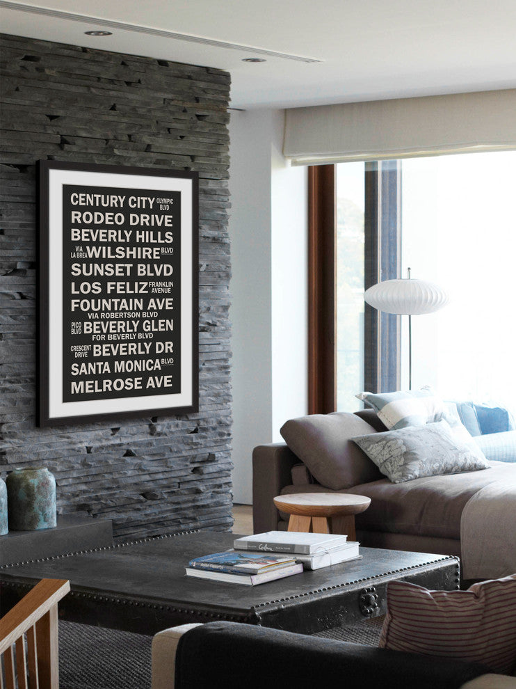 "Famous California" Framed Painting Print, 16x24