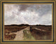 Anton Mauve Crossing The Heath Framed Premium Canvas Print, 21"x28"