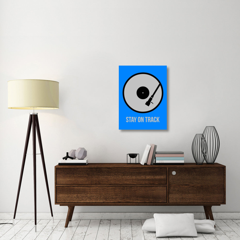 "Stay On Track Vinyl Poster 2" Fine Art Print