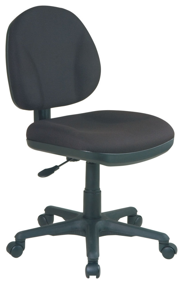 Sculptured Task Chair, Black