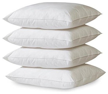Hypoallergenic Down-Alternative Bed Pillows, 4-Pack, Standard