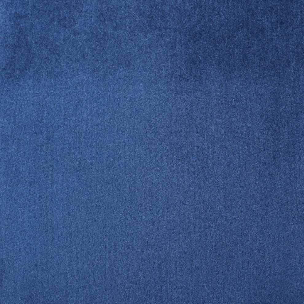 GDF Studio Ashton Mid Century New Velvet Armchair, Navy Blue