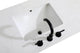 Home Living 36" Single Bathroom Vanity, Mocha Brown