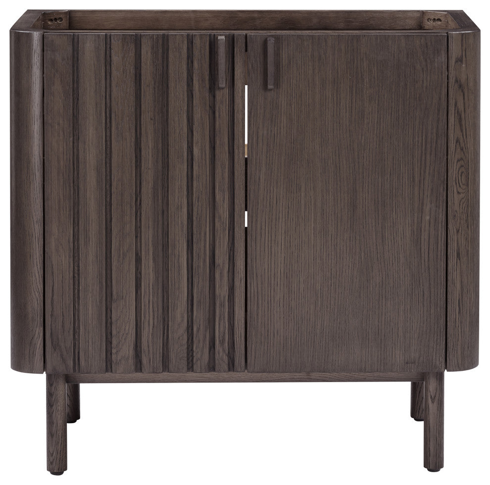 Blakely Vanity Only Collection, Brown Oak, 36