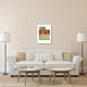 "Utah Word Cloud Map" Fine Art Print