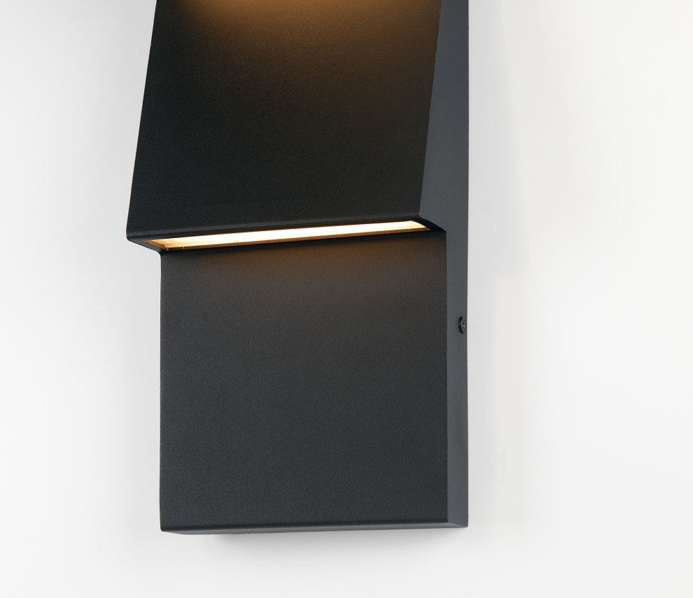 Nanton, Outdoor , 2-Light, 19", Sand Black