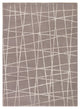 Oslo Contemporary Area Rug, Taupe, 5'x7'6"
