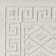 Nimes Diamond Lattice Area Rug, Ivory, 2'3''x3'3''