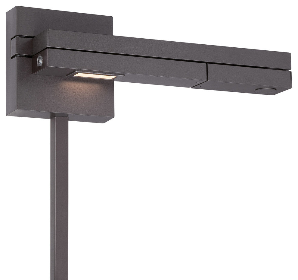 WAC Lighting Flip LED Right Swing Arm, Bronze