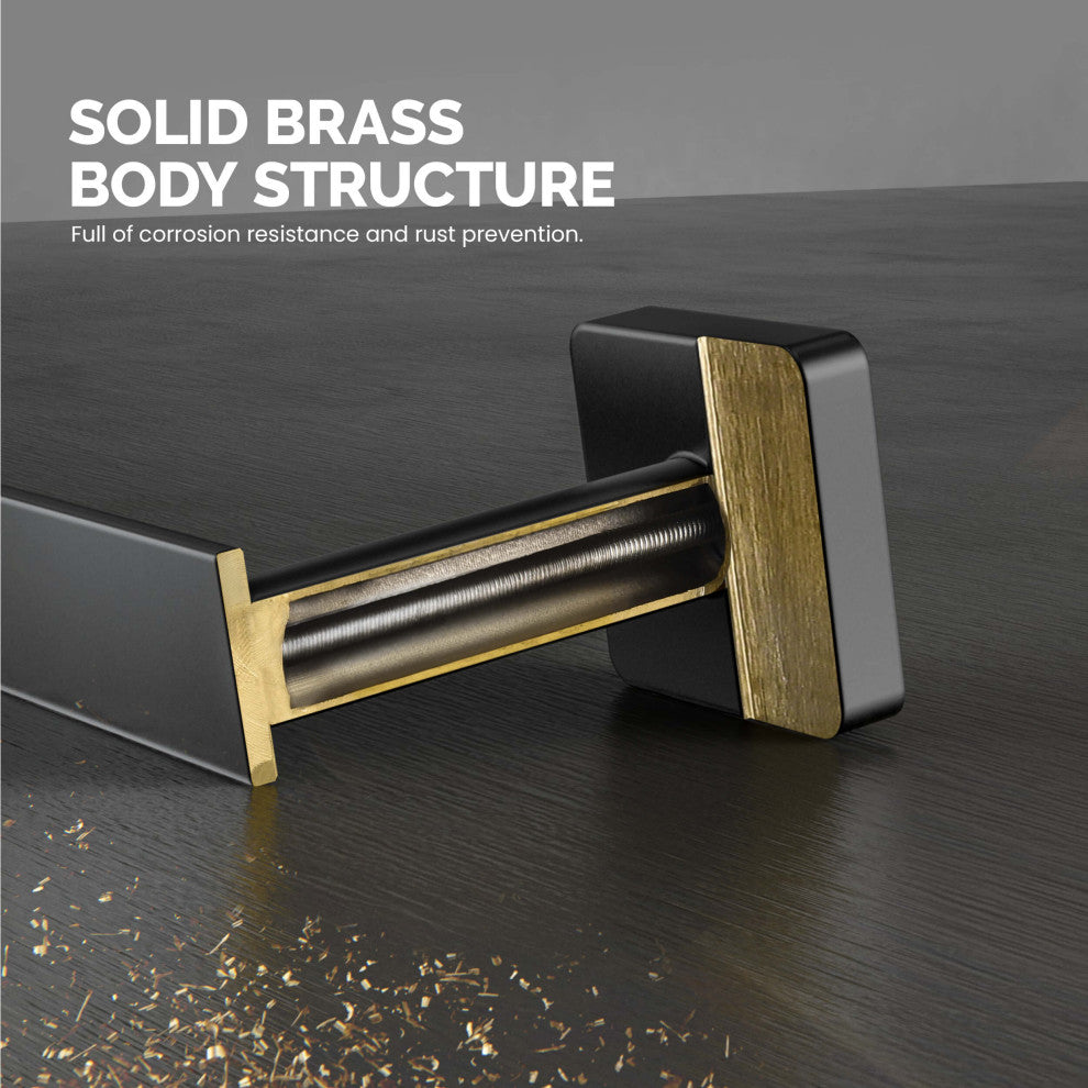 Blaze 24 inch Bathroom Towel Bar, Matte Black