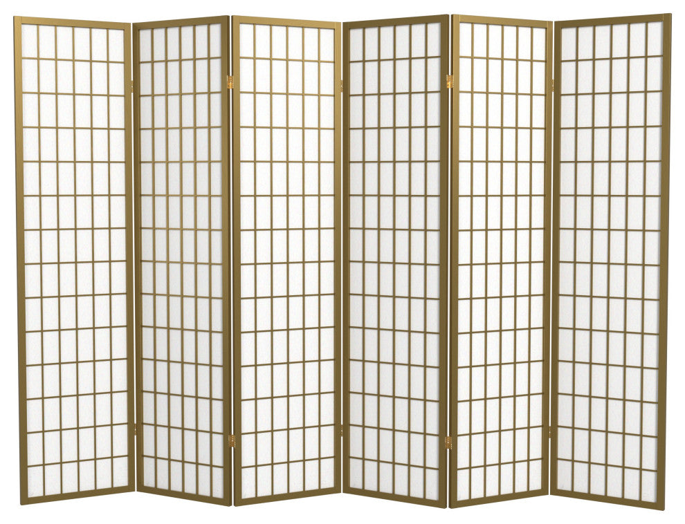 6' Tall Window Pane, Special Edition, Gold, 6 Panels