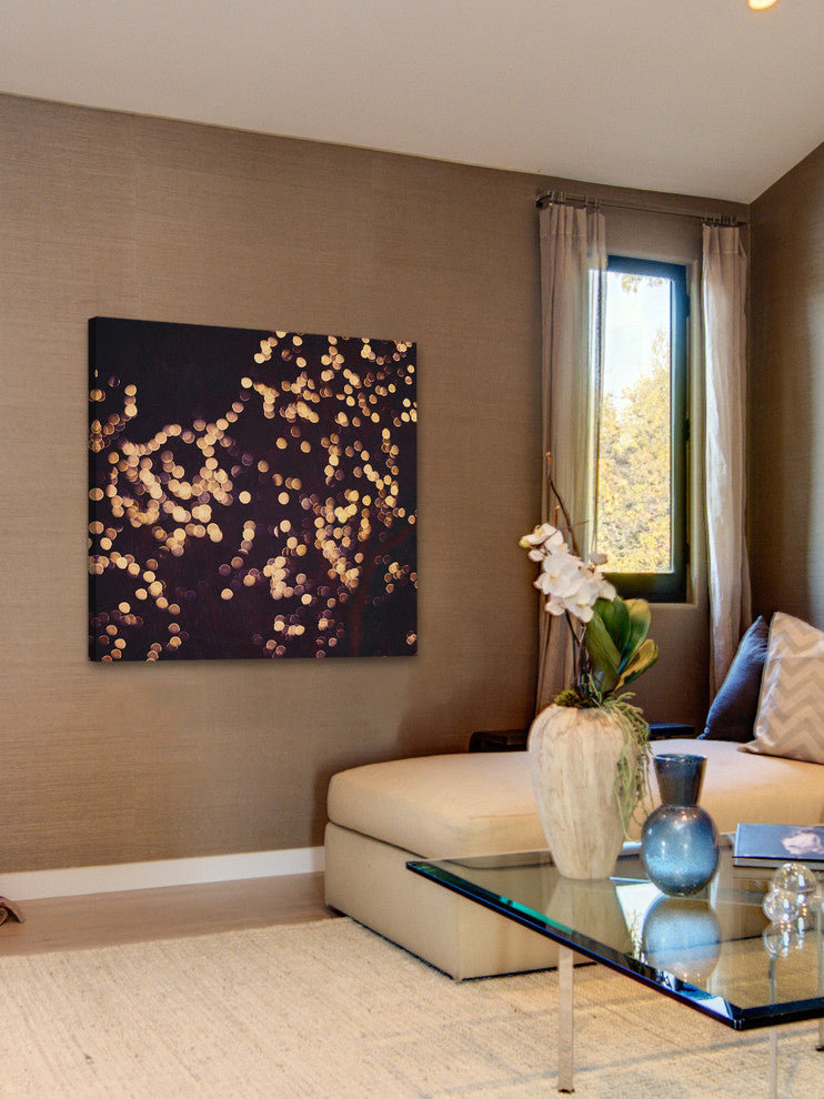 Marmont Hill, "Abstract Lights" Painting Print on Wrapped Canvas, 40x40