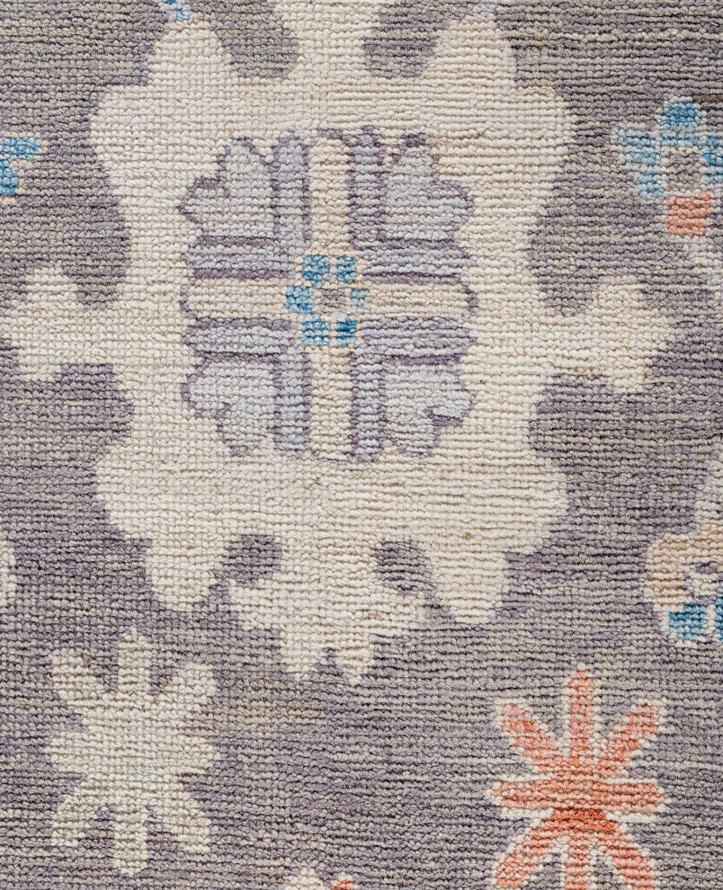 Oushak One-of-a-Kind Hand-Knotted Area Rug Gray, 8'9" x 11'8"