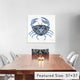 "Blue Crab Artprint" by Cat Coquillette, 26x26x1.5