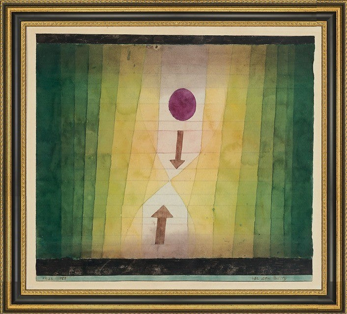 Paul Klee Before the Blitz - 16" x 20" Framed Premium Canvas Print