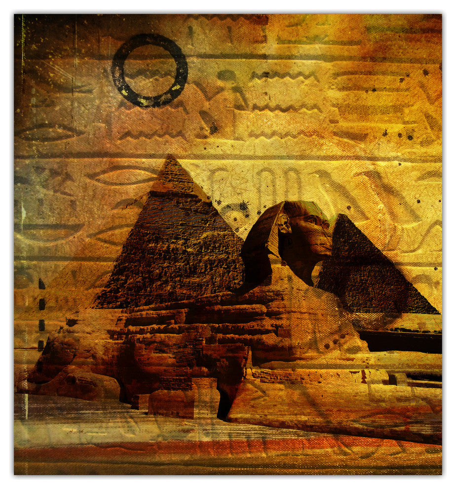Egyptian Pyramid Canvas Wall Art