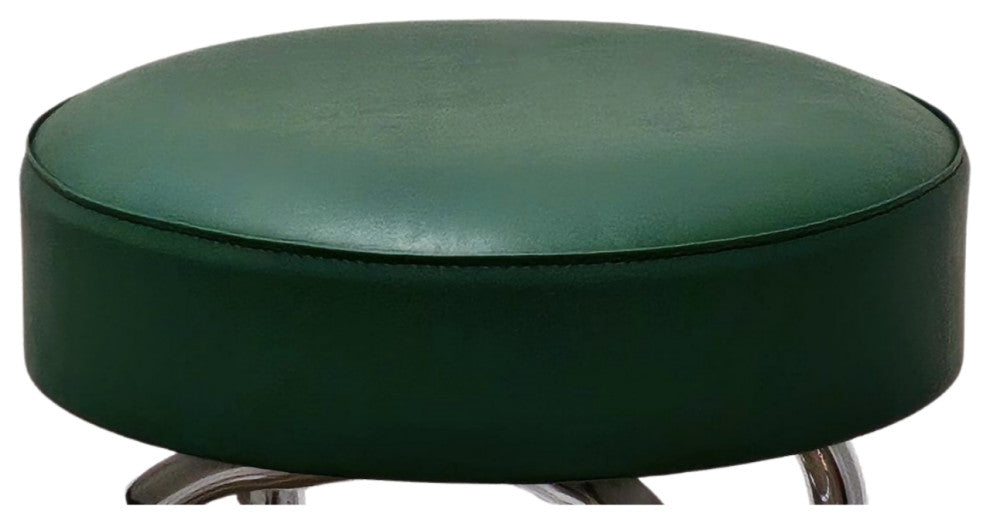 Retro Home Single Ring 30" Swivel Bar Stool, Green