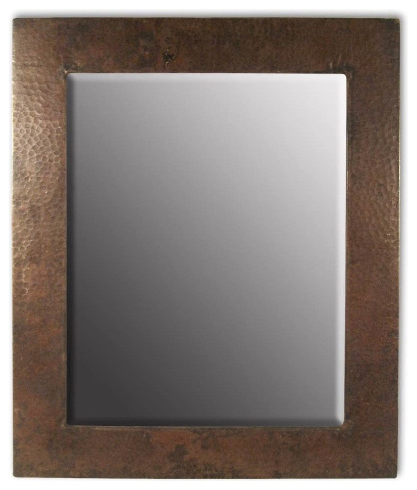 Large Sedona Rectangle Mirror in Antique