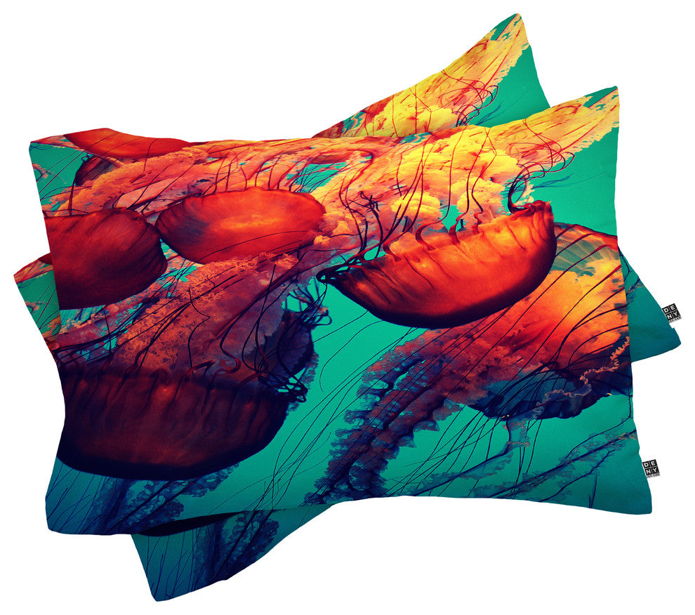 Deny Designs Krista Glavich Jellyfish 7 Pillowcase