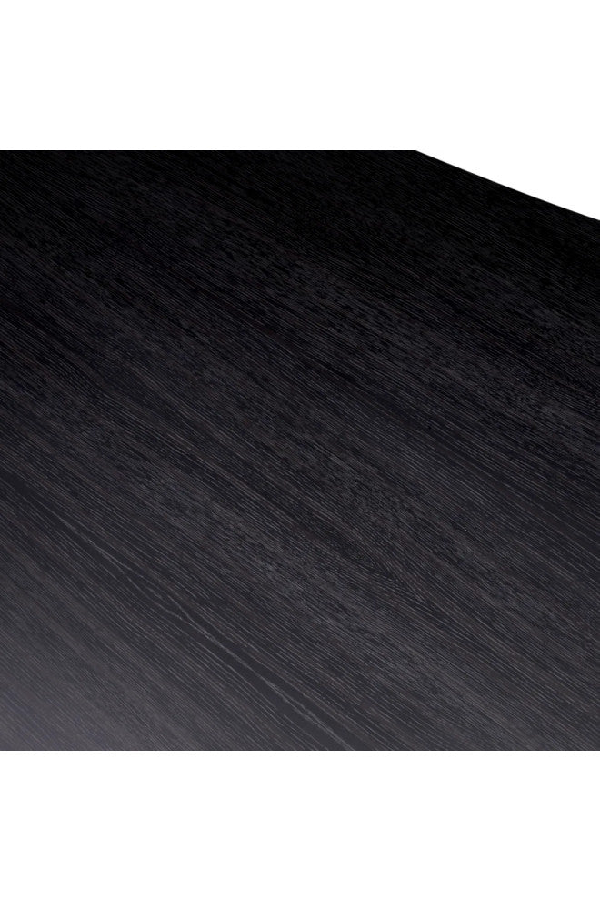 Wooden Minimalist Coffee Table, Eichholtz Bergman, Black