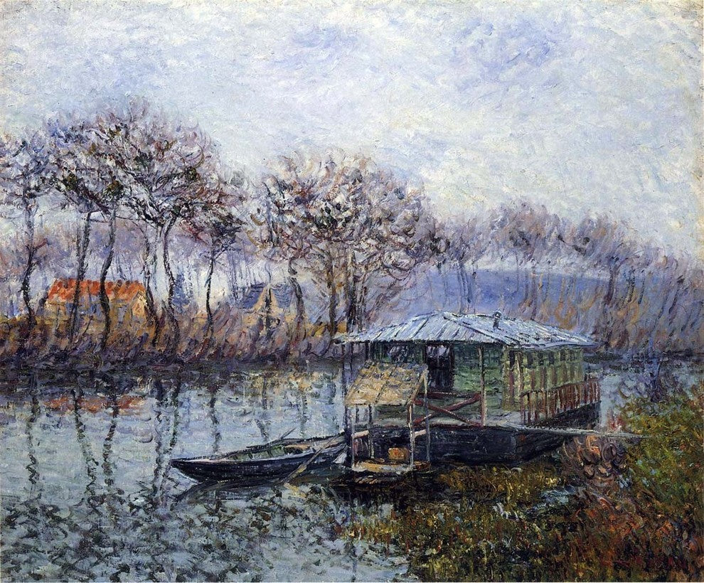 Gustave Loiseau The Seine at Port Marly - 20" x 25" Premium Canvas Print