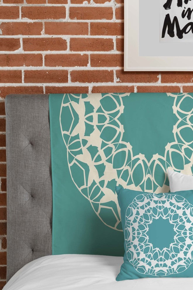 Deny Designs Karen Harris Mod Medallion Aqua Tapestry