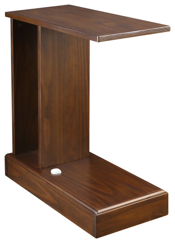 Monroe C-Table with Concealed Drawer, Concealment Furniture