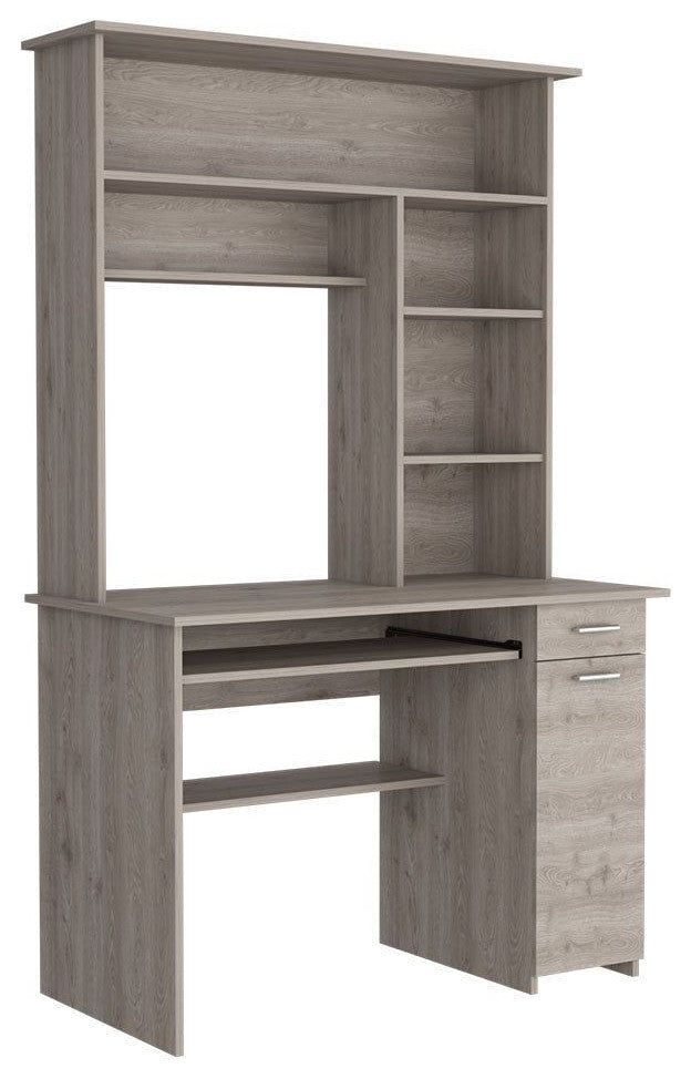 Tucson 2-Piece Office Set, Bookcase and Desk With Cabinet