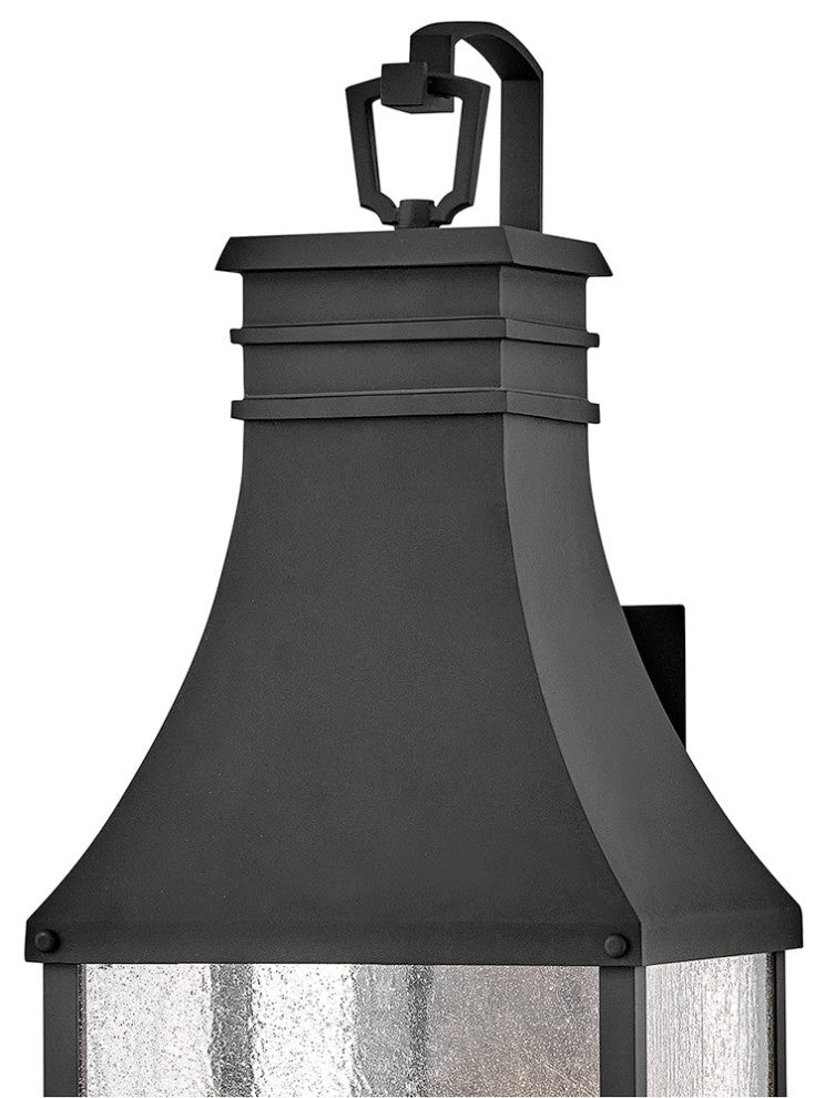 Hinkley Beacon Hill Extra Large Wall Mount Lantern, Museum Black