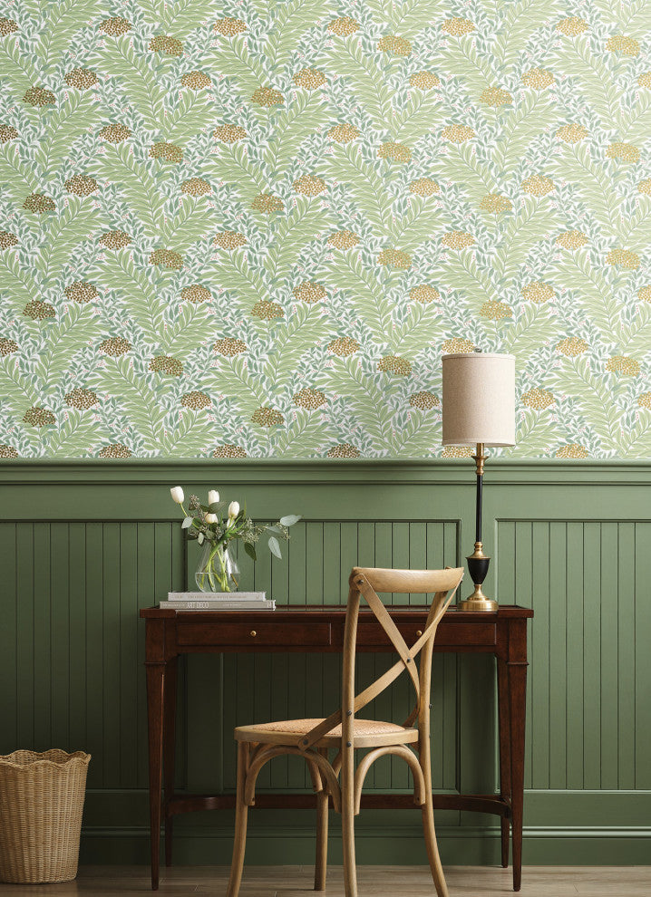 Highgrove White Wallpaper