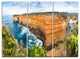 "Rocks and Vegetation of Victoria Beach" Metal Wall Art, 3 Panels, 36"x28"