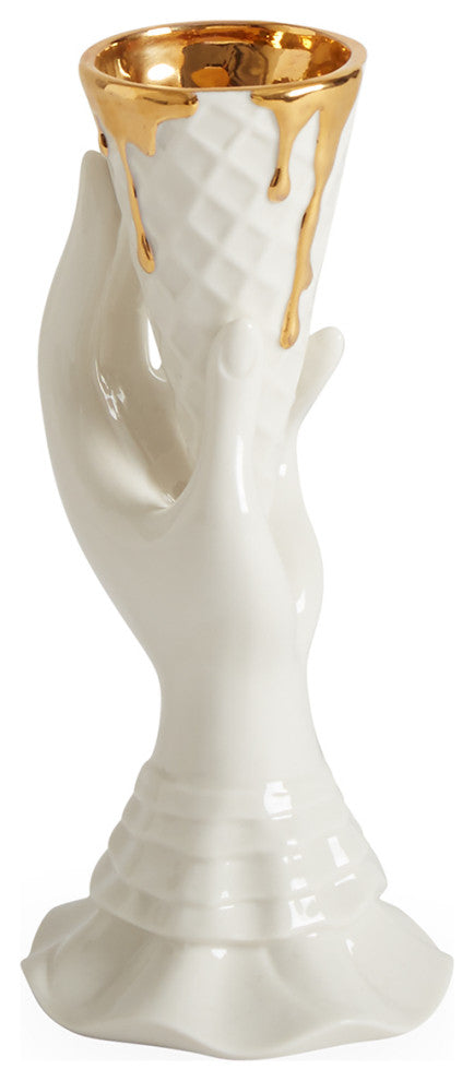 I-Scream Vase, Gilded