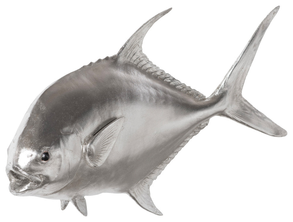 Permit Fish, Silver Leaf