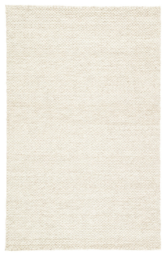 Jaipur Living Karlstadt Handmade Solid Taupe/White Area Rug, 8'x10'