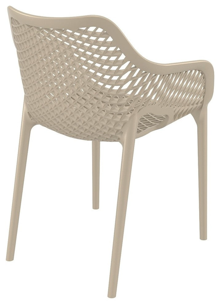 Compamia Air Dining Armchair, Set of 2, Taupe