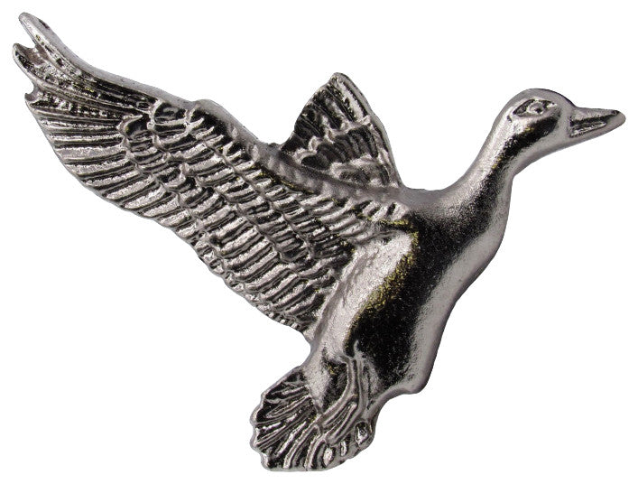 Mallard Duck Cabinet Knob, Nickel