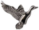 Mallard Duck Cabinet Knob, Nickel