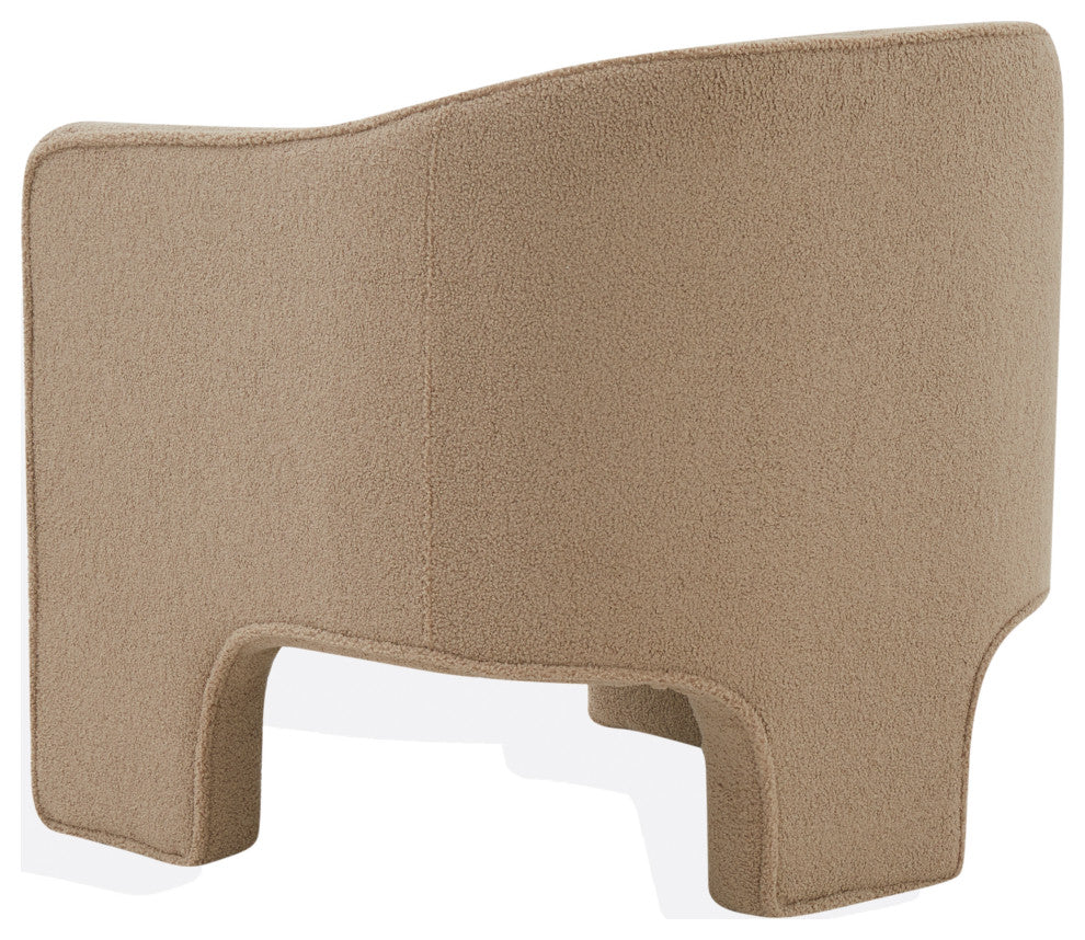 Safavieh Couture Londyn Upholstered Accent Chair, Brown