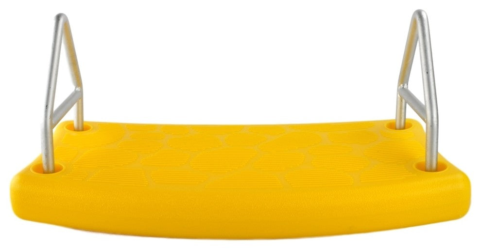 Flat Swing Seat with SSS Logo Sticker, Yellow