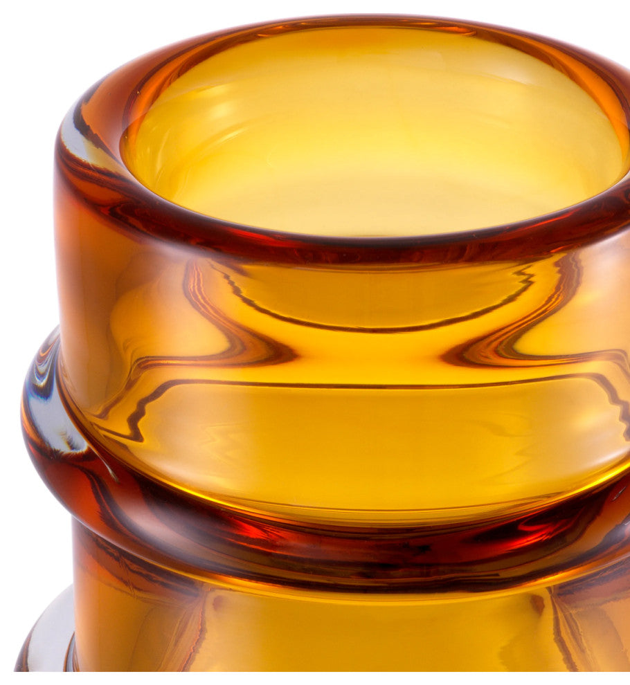 Hand-Blown Glass Vase | Eichholtz Bloom, Yellow
