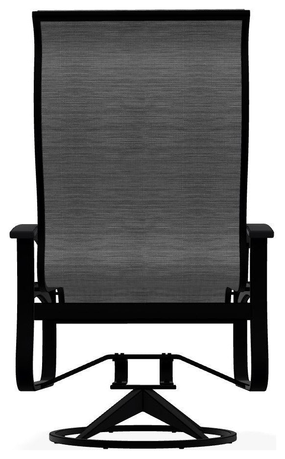 Belle Isle Sling Outdoor Swivel Rocker, Collect Charcoal/Black