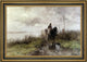 Anton Mauve The Country Road Framed Premium Canvas Print, 18"x27"