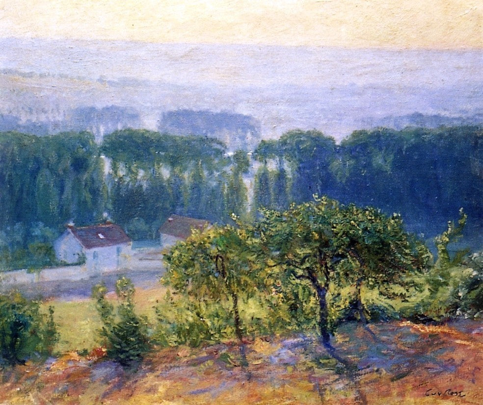 Guy Orlando Rose Late Afternoon Giverny Premium Canvas Print